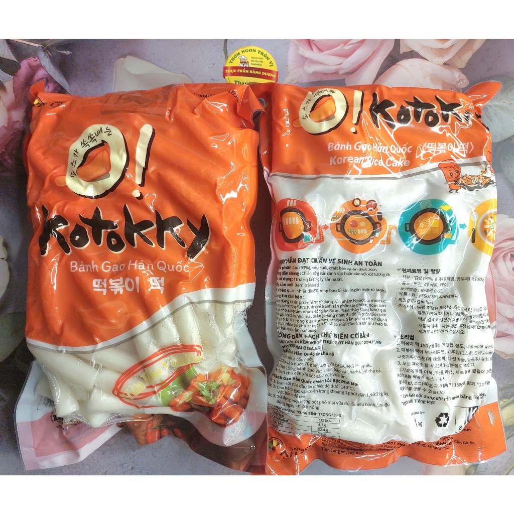 combo 500g bánh gạo KoTokky kèm 100g nước sốt + 100g bột phô mai
