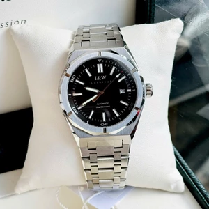 Đồng hồ nam chính hãng I&W CARNIVAL 711G-T2 Kính chống xước,Chống nước 50m,Máy cơ (Automatic,mặt đen dây kim loại