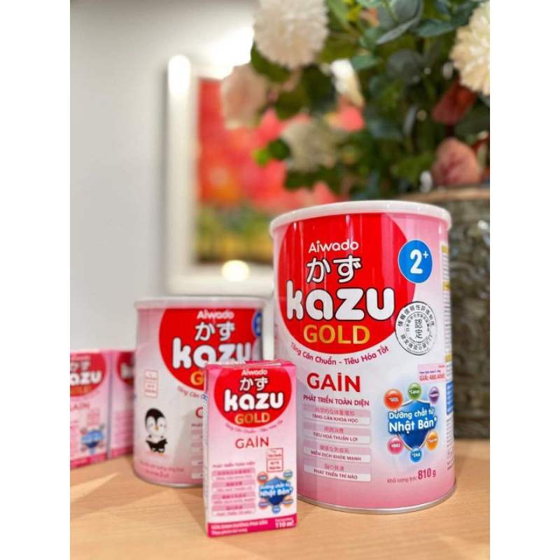 {Hot} Sữa mát tăng cân Kazu Gold Gain 0,1,2 cho bé