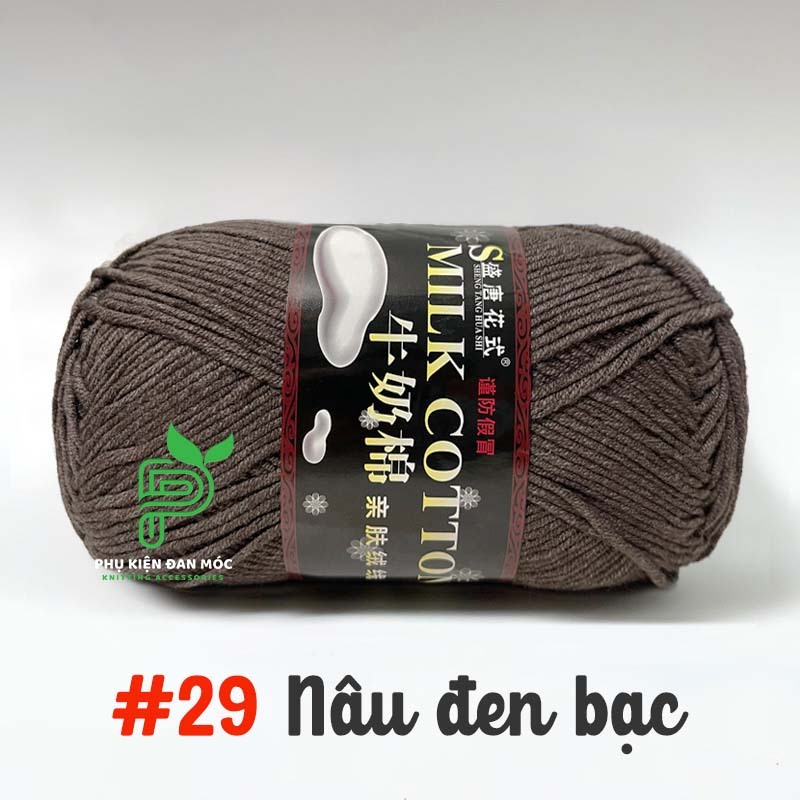 Màu 29 - Nâu đen bạc