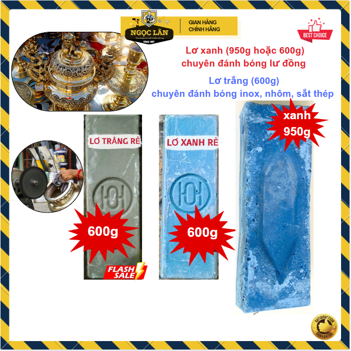 [Freeship] Sáp đánh bóng, lơ đánh bóng lư đồng, inox, kim loại
