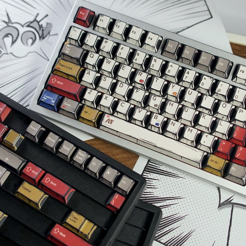 Keycap Comic PBT dyesub NDN Studio | Cherry profile JTK Clone | DoubleT ...