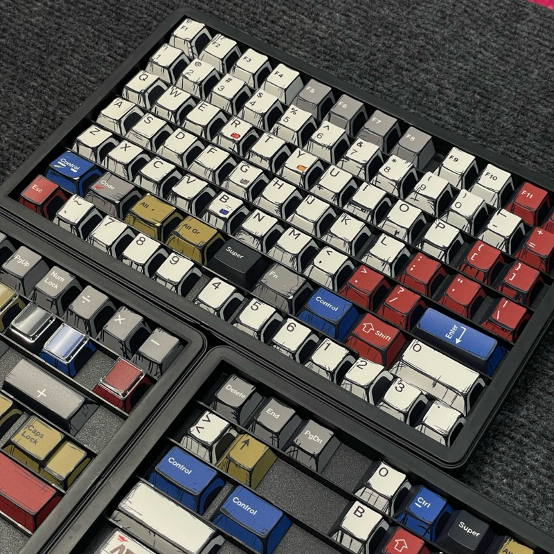 Keycap Comic PBT dyesub NDN Studio | Cherry profile JTK Clone | DoubleT ...