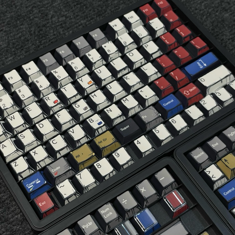 Keycap Comic PBT dyesub NDN Studio | Cherry profile JTK Clone | DoubleT ...