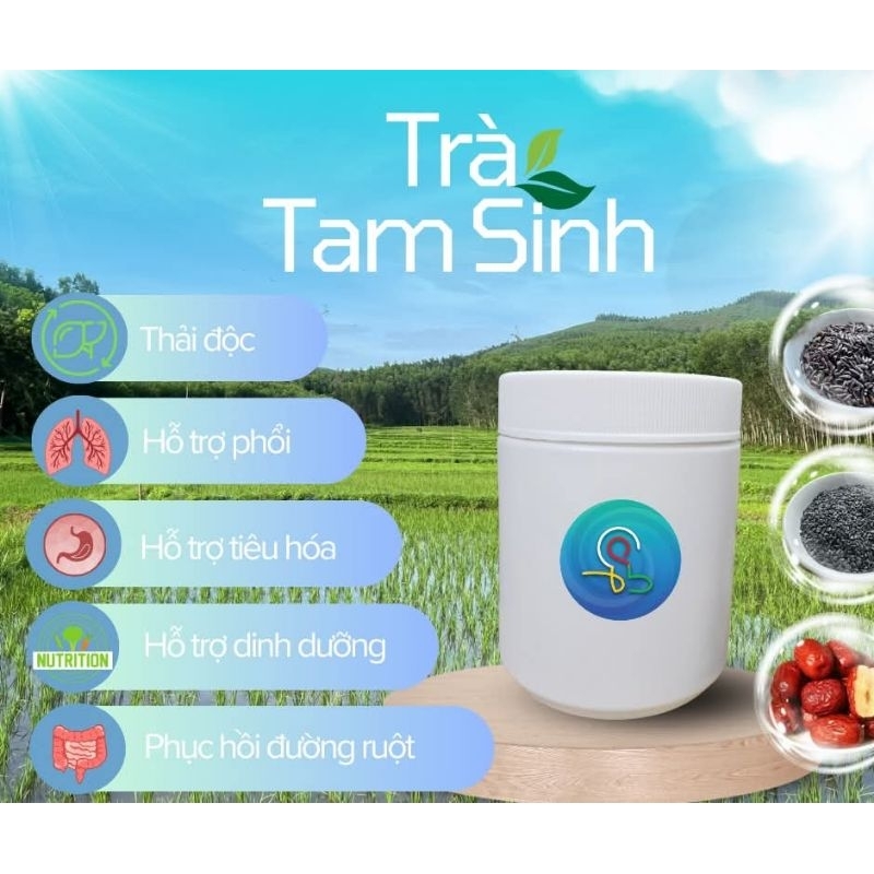 Trà dưỡng Vạn Đại - Hộp 500gr - Dưỡng tỳ phế thận