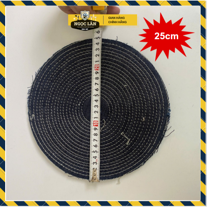 [Freeship] Bánh vải jean, phớt nỉ vải bò đánh bóng đồ lư đồng, đánh bóng inox đủ cỡ