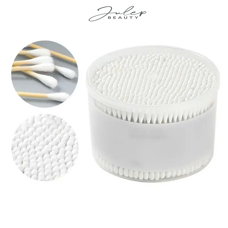 Hộp 500 Tăm Bông Lấy Ráy Tai 2 Đầu JULEP BEAUTY Chất Liệu Bông Cotton ...