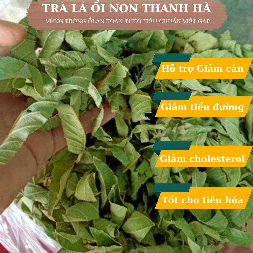 Trà Lá Ổi Giảm Cân Hiệu Quả Combo 60 Túi Lọc Mix Thảo Mộc - Gói Lớn Pha 2L Nước - Thanh Hà Farm