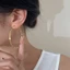 FULL SIZE Khuyên tai tròn bông tai nữ vòng tròn to sáng trẻ trung KT07