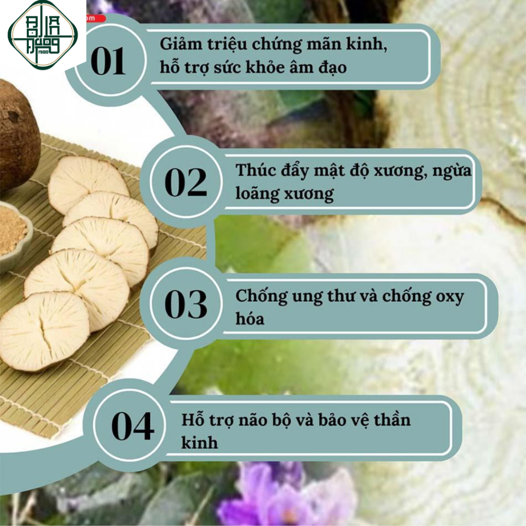 Trà sâm tố nữ BỘI LAN ĐƯỜNG MIX giúp giảm nám, tàn nhang, cân bằng nội tiết, giảm khô hạn - 50 lọc