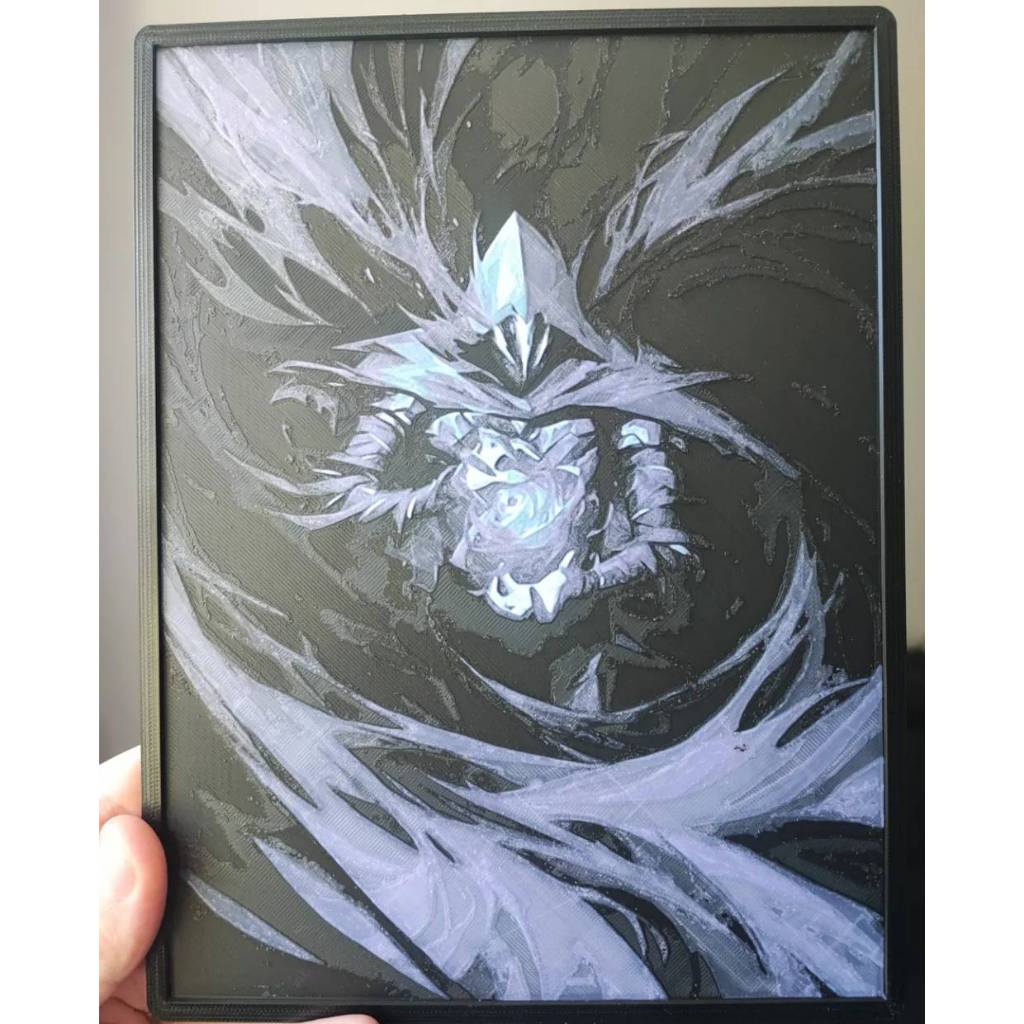 Tranh Omen In 3D - Kích thước 23x17cm - Hiệu ứng Hueforge - Omen from ...