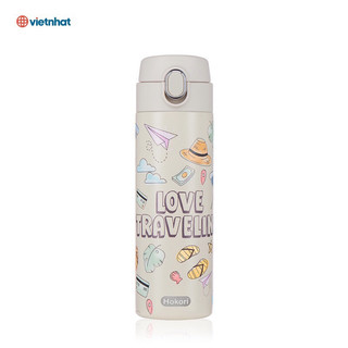 Bình giữ nhiệt Sunny 340ml-460ml Hokori 0123, Bình nước inox giữ nhiệt Việt Nhật cao cấp
