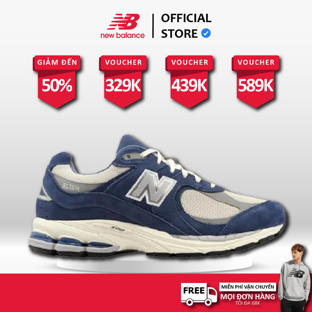 [ CHÍNH HÃNG ] Giày New Balance 2002R ‘Blue Beige Silver’ M2002RHR 1A ...