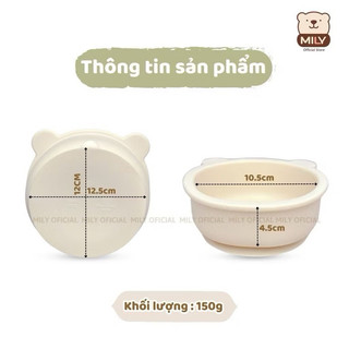 Nắp khay, cốc, bát silicone các loại của MILY