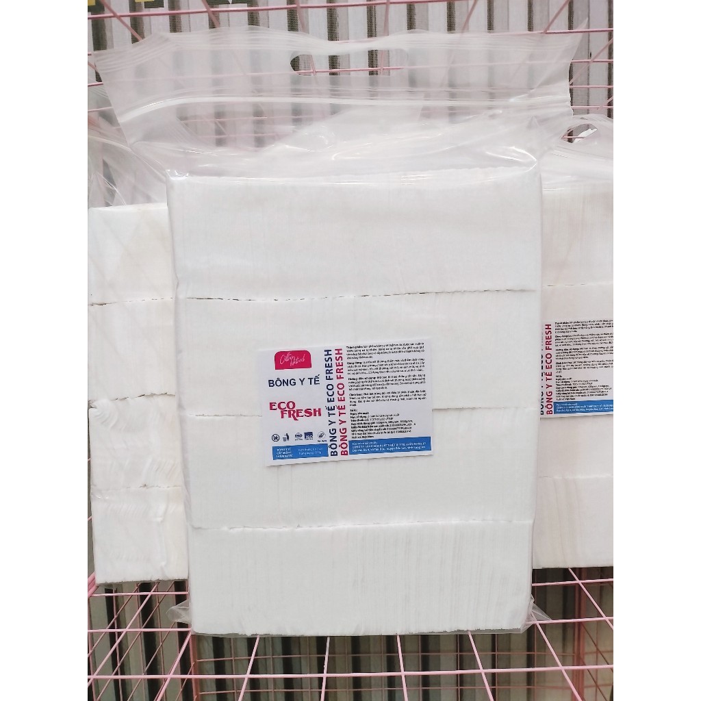 Bông y tế có gòn bên trong (không bung sợi) 500g dùng trong phun xăm thẫm mỹ_dcpx