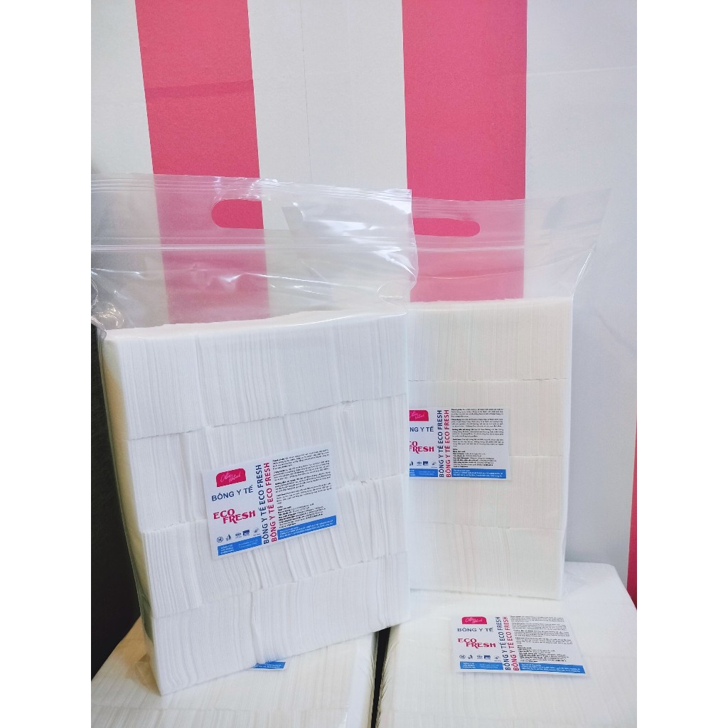 Bông y tế có gòn bên trong (không bung sợi) 500g dùng trong phun xăm thẫm mỹ_dcpx