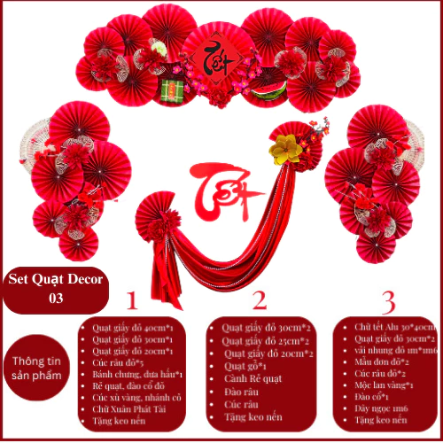 Set Decor tết 2025