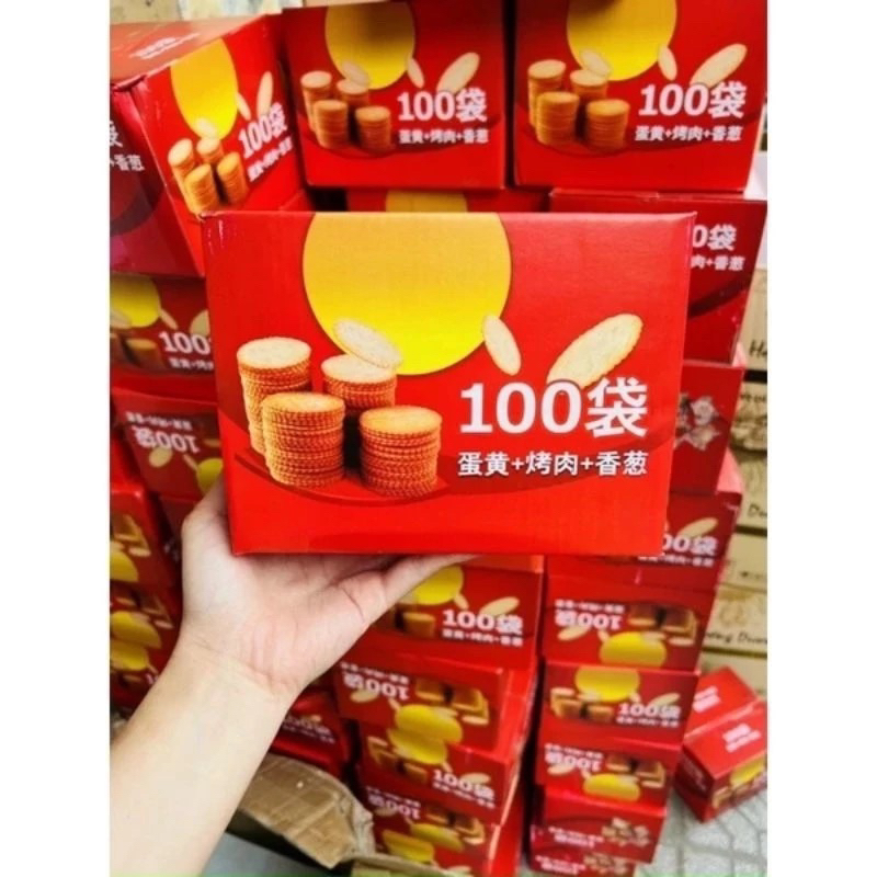 Hộp 1 kg bánh quy đồng xu