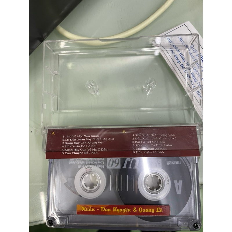 Băng Cassette nhạc xuân Đan Nguyên - Quang Lê