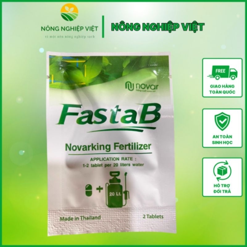 Phân bón vi lượng Fastab bổ sung vi lượng cho cây trồng | Shopee Việt Nam
