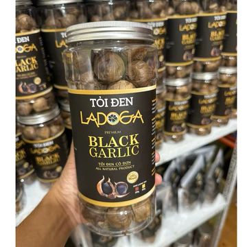 Tỏi đen LADOGA premium cao cấp lên men tự nhiên 90 ngày từ tỏi cô đơn làm quà tặng biếu- tốt cho sức khoẻ