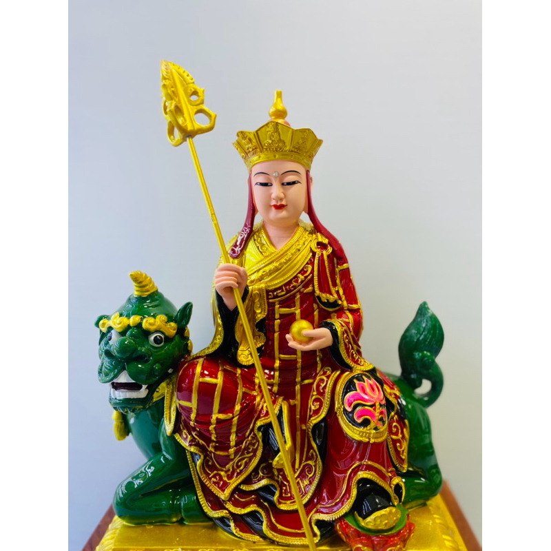 Tượng Địa Tạng Ngồi Đề Thính Cao 26 cm.