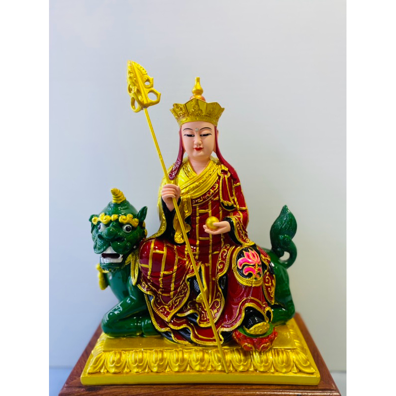 Tượng Địa Tạng Ngồi Đề Thính Cao 26 cm.