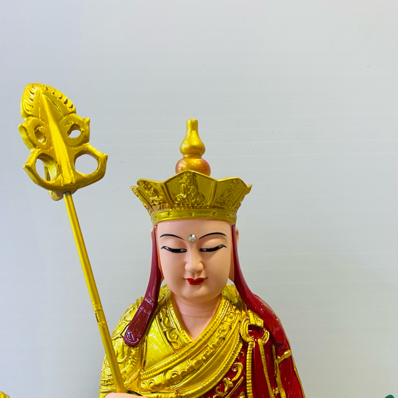 Tượng Địa Tạng Ngồi Đề Thính Cao 26 cm.