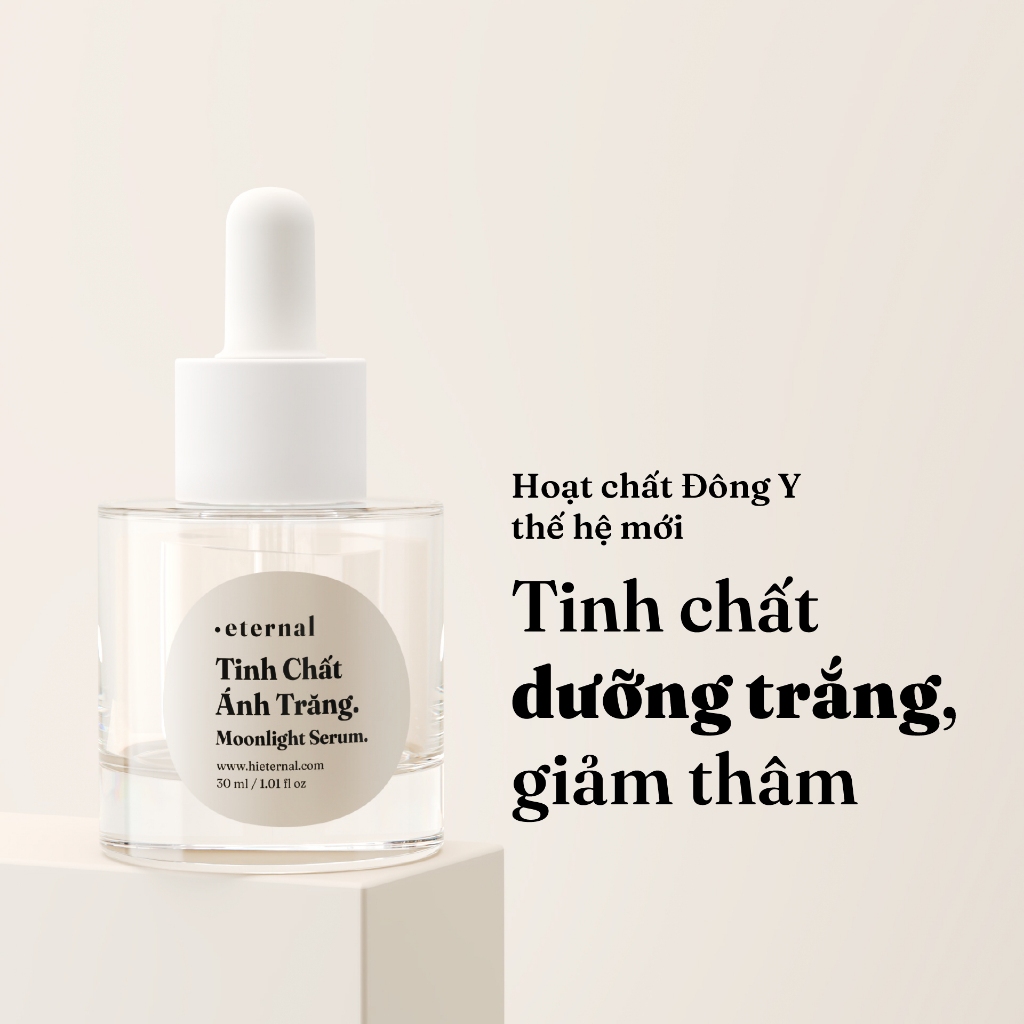 Tinh Chất Ánh Trăng Eternal 30ml – Serum Dưỡng Trắng Da Alpha Arbutin, Giảm Thâm Nám, Căng Bóng