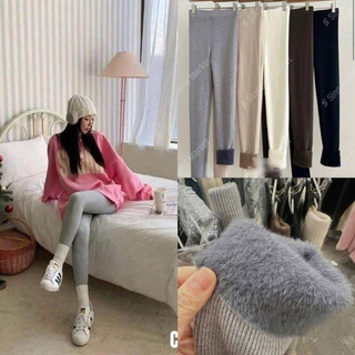 Quần legging tăm lót lông siêu ấm (sẵn)