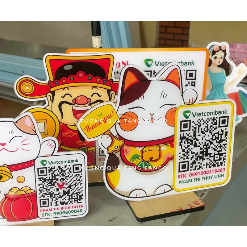 Bảng mã Qr mica  siêu tiện lợi.  - Xưởng quà tặng Sango