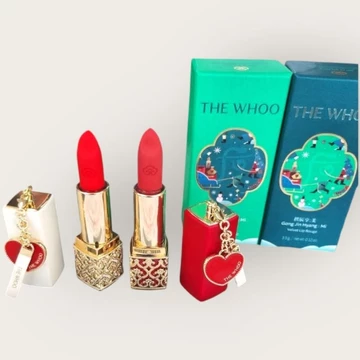 Son lì Whoo màu 18, màu 24 bản giáng sinh