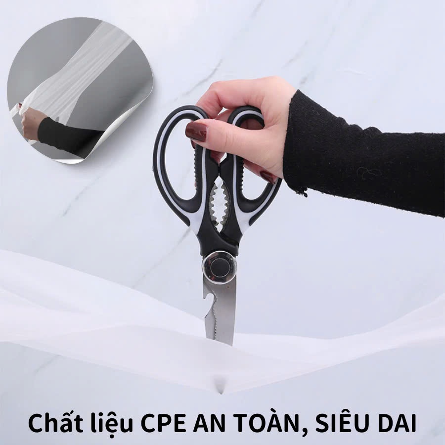 Set 10 Cái Găng tay TPE Siêu Dai Dài 60Cm DASEP Có Chun Chống Tuột, Găng Tay Rửa Chén Bát, Giặt Đồ Dọn Dẹp Đa Chức Năng