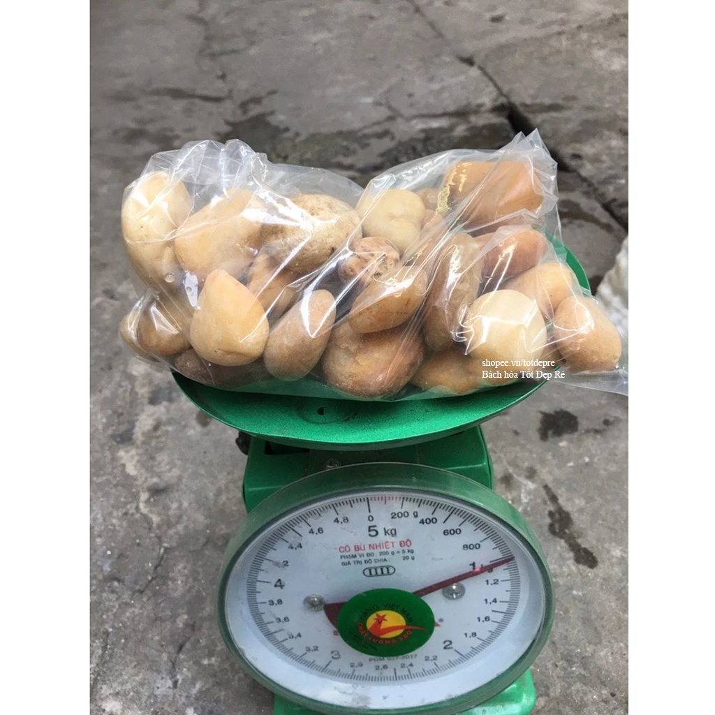 1kg Đá sỏi trang trí tiểu cảnh - đá nhỏ trang trí gốc cây hoa