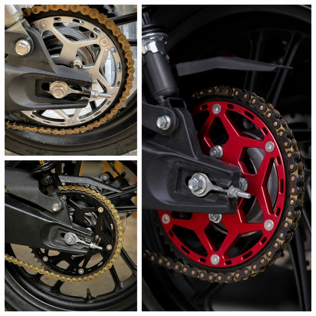 Đĩa Nhôm - Thép EMOTO 52T cho DatBike Quantum S0/S1