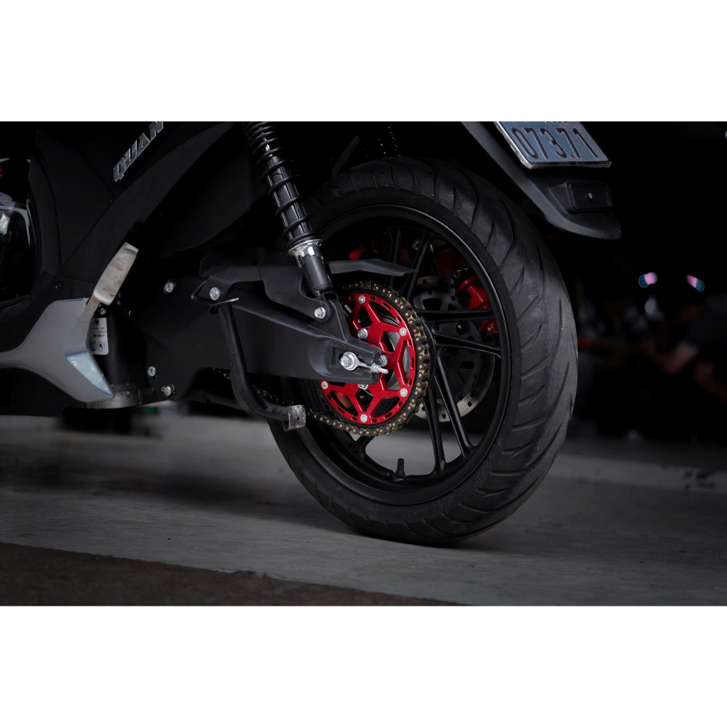 Đĩa Nhôm Thép EMOTO 60T cho DatBike Quantum S2/S3