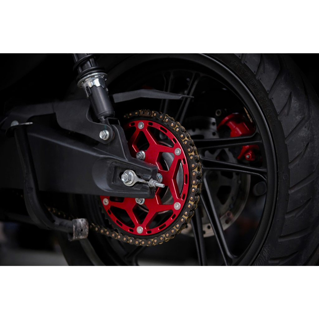 Đĩa Nhôm Thép EMOTO 60T cho DatBike Quantum S2/S3