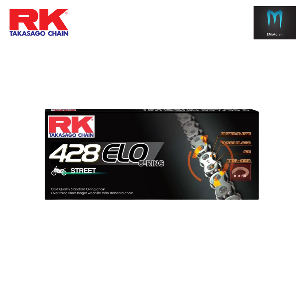 Sên RK428ELO cho DatBike Quantum S0/S1/S2/S3