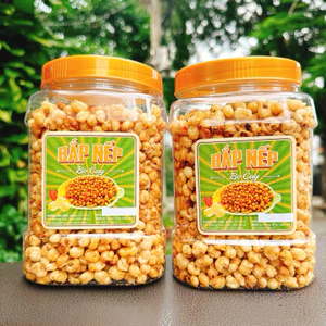 BẮP NẾP BƠ CAY MẮM TỎI ỚT SẤY GIÒN - 1 HỘP 500GR