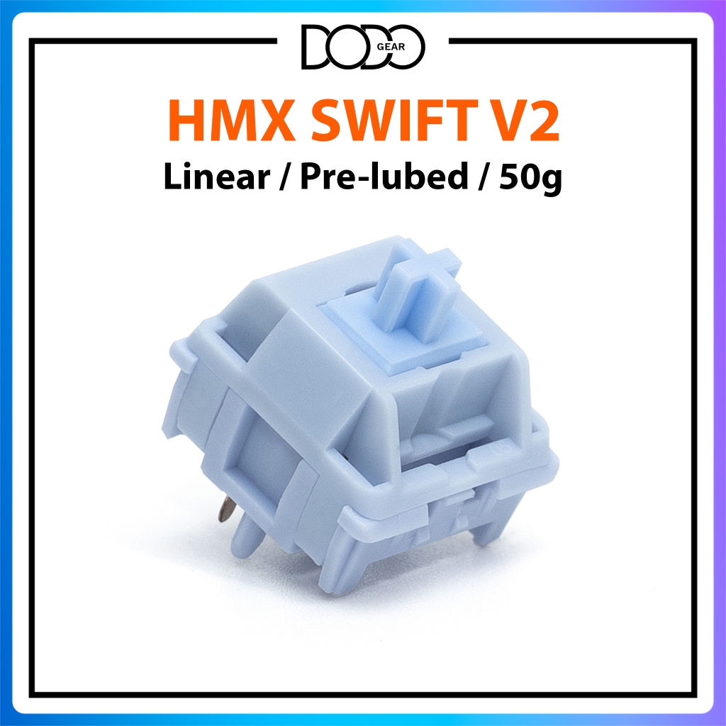 Switch HMX Swift V2 5 PIN Linear 50g công tắc bàn phím Switch HMX Swift ...