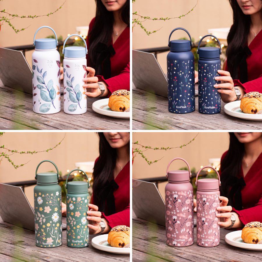Ảnh Bình giữ nhiệt EcoFlask 550ml/1000ml thiết kế họa tiết cao cấp chính hãng, inox 304, bảo hành 3 năm 3