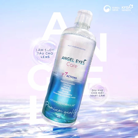 [HỎA TỐC] Nước ngâm lens Angel Eyes Care 360ml, Dream Eye 350ml cao cấp ...