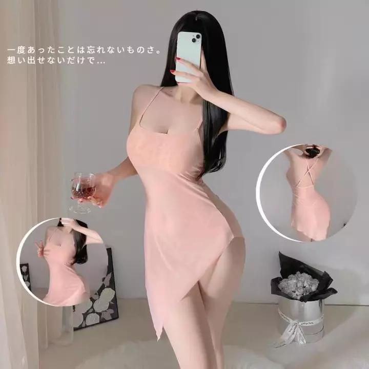 Váy ngủ sexy, Đầm ngủ 2 dây ren xuyên thấu quyến rũ Đồ ngủ sexy-MÂY FAHION