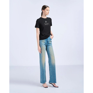 Quần Jean Ống Suông Nữ JP FASHION, Quần Jean Lưng Cao Vải Co Dãn Nhẹ Siêu Hack Dáng 11111011