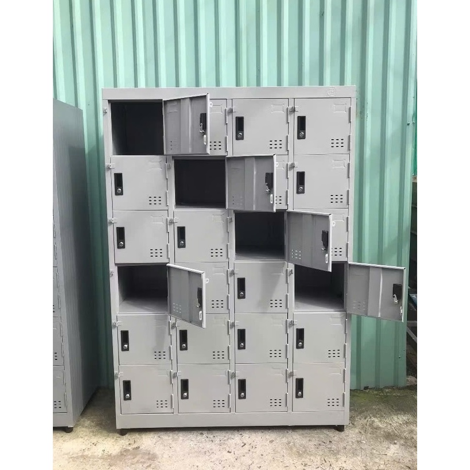 Tủ locker sắt 4 6 8 10 12 15 18 20 24 30 cửa, đựng giày tờ và tài liệu văn phòng có khoá.