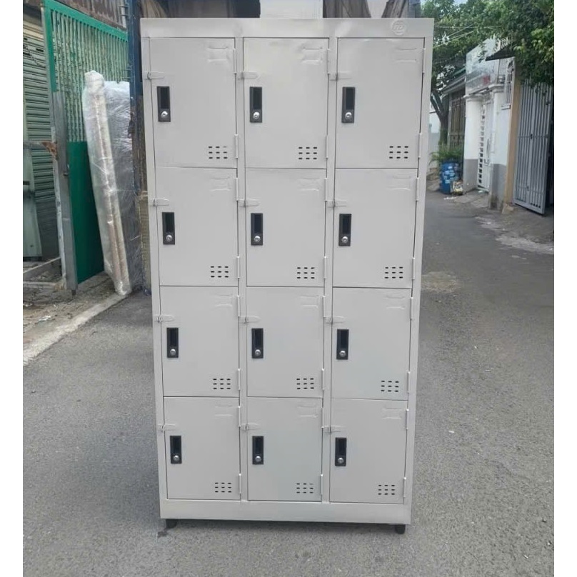 Tủ locker sắt 4 6 8 10 12 15 18 20 24 30 cửa, đựng giày tờ và tài liệu văn phòng có khoá.