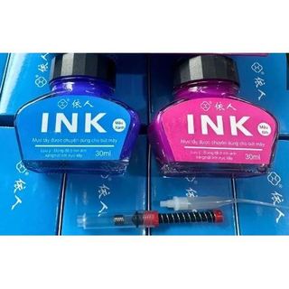 Mực Bơm Viết Tẩy Cao Cấp, Xóa Được INK 30ml- 008, Tặng Kèm Piston Bơm Mực