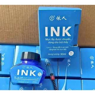 Mực Bơm Viết Tẩy Cao Cấp, Xóa Được INK 30ml- 008, Tặng Kèm Piston Bơm Mực
