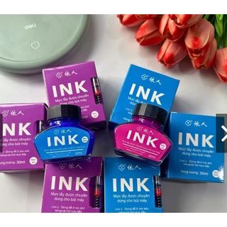 Mực Bơm Viết Tẩy Cao Cấp, Xóa Được INK 30ml- 008, Tặng Kèm Piston Bơm Mực