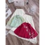 Set đồ lam, set hán phục mặc tết áo tơ thêu nút tàu 2 lớp đính ngọc kèm chân váy dài voan tơ